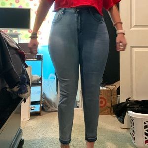 Two-Tone Fashion Nova Jeans
